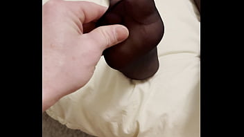 Getting someone to run their hands all over my new nylons and lingerie