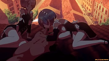 Rem e ran pagando um boquete