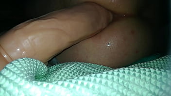 Me Have Some Fun With My Monster Dildo And Fist At Night thumbnail