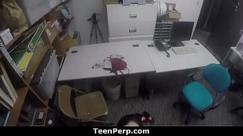 Suspect begins to realize the evidence is insurmountable and complies with strip search teenperp