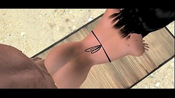 Spanish whore on the beach