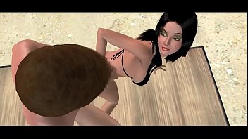 Spanish whore on the beach