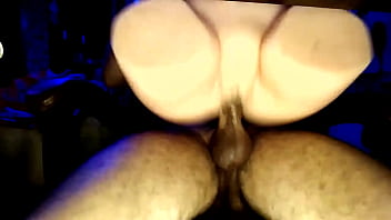 Fucked a silicone toy in a cowgirl position