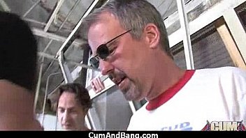 Crazy group interracial blowjob wow 30