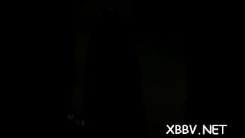 Curvaceous maiden with puffy nipples masturbates