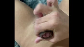 寸止め途中でちょっとおもらし射精