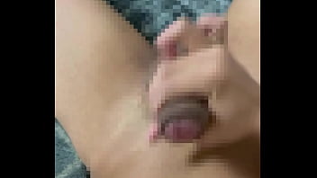 寸止め途中でちょっとおもらし射精