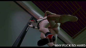 3d cosplay super model cheating with her master