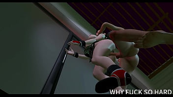 3d cosplay super model cheating with her master