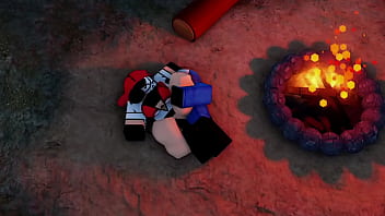 Roblox yi xi and the mask guy fuck at a public park