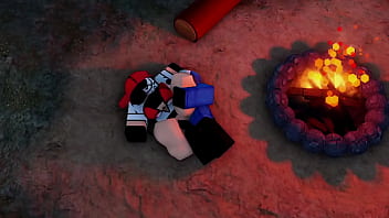 Roblox yi xi and the mask guy fuck at a public park