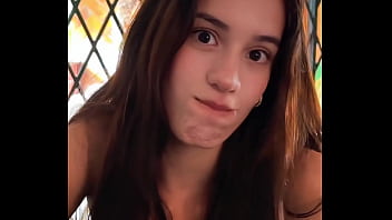 Horny 18yo brunette sucks balls hard petite latina gostosa busty big tits deepthroat mouth fuck rimjob rimming