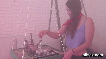 Wild joy girl gets her fuckholes gaped and toughly nailed