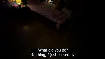 My step son saw me masturbating