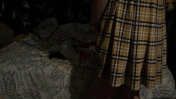 Showing my panties upskirt