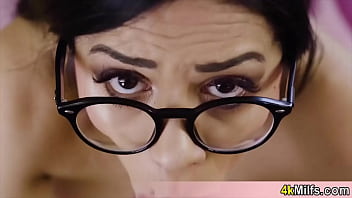 Cute petite teen gets her juicy pussy destroyed