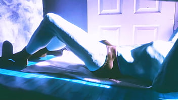 Sped Up Stretching On Floor With Roller And Briefs For Some Sun And Relief In Winter December 2021 thumbnail