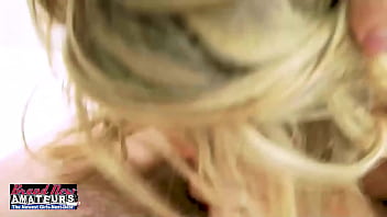 Slim mature blonde anya gives a footjob while fingering her wet pussy