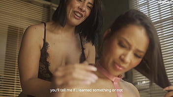 She gives a tantric massage and ends up fucking her friend – kylei eliish daniela andrea