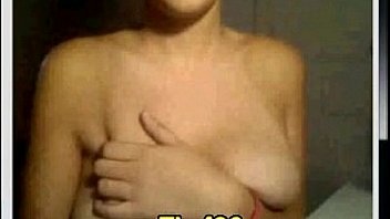 Stunning emo chick on hidden cam