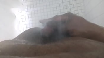 Slow motion shower head orgasam