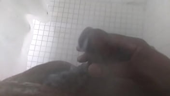 Slow motion shower head orgasam