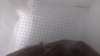 Slow motion shower head orgasam