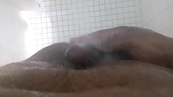 Slow motion shower head orgasam