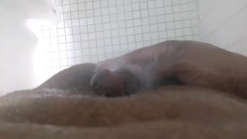 Slow motion shower head orgasam