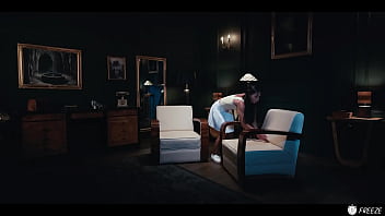 Lesbian freeze fetish brunette latina girl stops time and pranks coco bae while sucking her tits