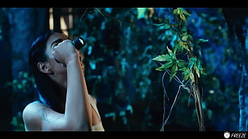 Lesbian freeze fetish brunette latina girl stops time and pranks coco bae while sucking her tits