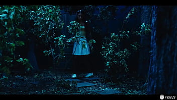 Lesbian freeze fetish brunette latina girl stops time and pranks coco bae while sucking her tits