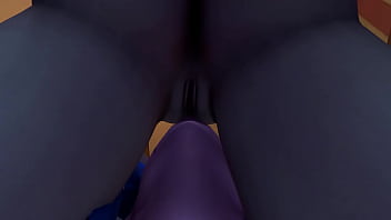 Lesbian night elf licks nightborne near fireplace wow animation