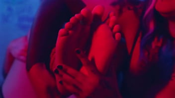 Brat lesbian tickling & orgasm