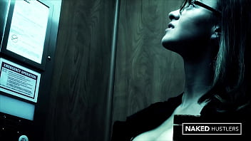 Big titty secretary is a baddie milf that masturbates in her work elevator