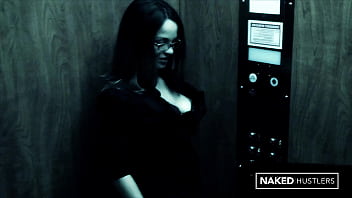 Big titty secretary is a baddie milf that masturbates in her work elevator