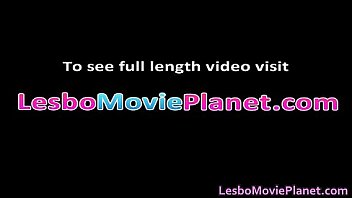 Two gorgeous lesbian babes are playing