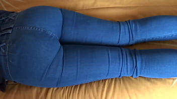 Stepson masturbates with my ass jeans up and jeans down he wants to fuck me