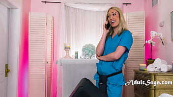 Lesbian Spa Seduction Blonde Massages Brunette Into A Fantasy thumbnail