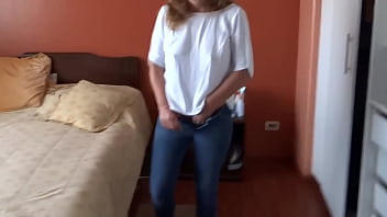 Stepson's friends masturbate while watching me reach in to touch myself