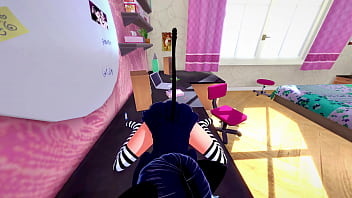 Cyan hijirikawa gets fucked hard in all her holes pov hentai