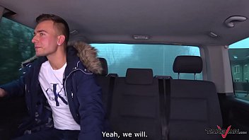 Young czech tricked into getting pounded in a moving van