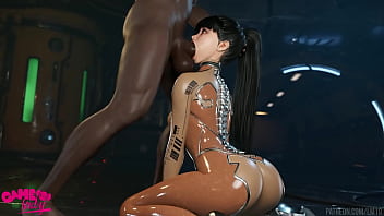 It's deep eve takes that cock deep