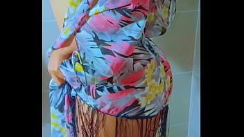 Glowing skin & tight thong—brazilian bombshell’s shower show Glowing skin & tight thong—brazilian bombshell’s shower show