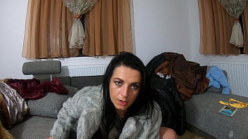 Preview milfycalla masturbating while wearing fur coats shiny clothes and long jackets 203