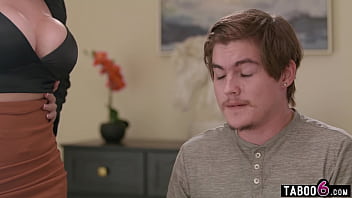 Gigantic tits latina teacher has young dude totally focused on her