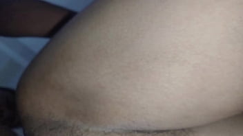 Sucking and fucking hard riding with my lover in the basement while cuckold was at living room