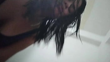 Sucking and fucking hard riding with my lover in the basement while cuckold was at living room