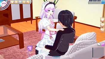 Cutie dragon girl kanna services lucky cock