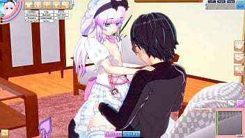 Cutie dragon girl kanna services lucky cock